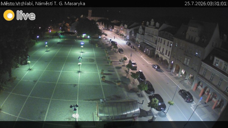 Město Vrchlabí - Náměstí T. G. Masaryka - 25.7.2026 v 03:31