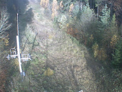 Kamera na svahu B, nástup vleku