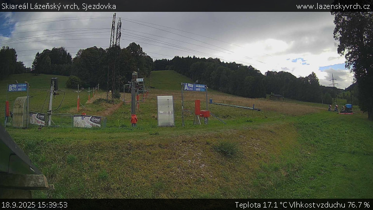 Skiareál Lázeňský vrch - Sjezdovka - 18.9.2025 v 15:39