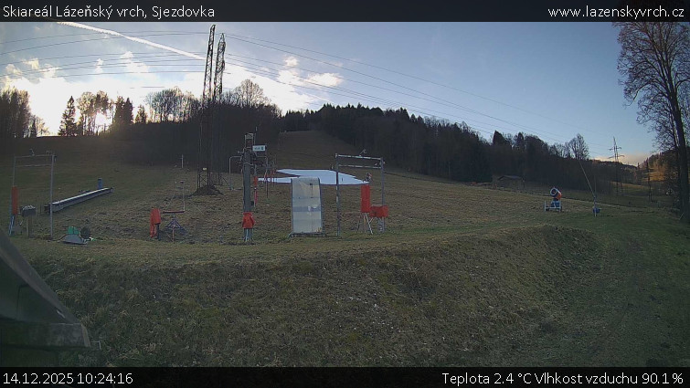 Skiareál Lázeňský vrch - Sjezdovka - 14.12.2025 v 10:24