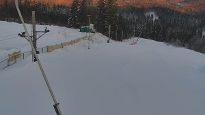 Skiareál Troják - Otočná kamera, svah A - 21.2.2026 v 07:00