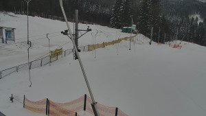 Skiareál Troják - Otočná kamera, svah A - 21.2.2026 v 08:30