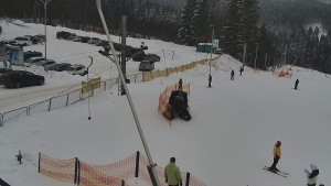 Skiareál Troják - Otočná kamera, svah A - 21.2.2026 v 10:00