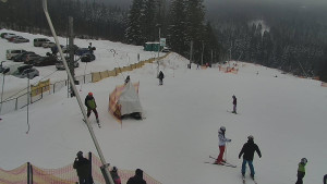 Skiareál Troják - Otočná kamera, svah A - 21.2.2026 v 14:00 Skiareál Troják - Otočná kamera, svah A - 21.2.2026 v 14:00