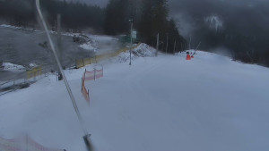 Skiareál Troják - Otočná kamera, svah A - 23.2.2026 v 08:00