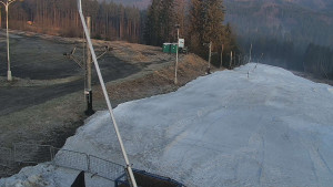 Skiareál Troják - Otočná kamera, svah A - 20.3.2026 v 06:30 Skiareál Troják - Otočná kamera, svah A - 20.3.2026 v 06:30