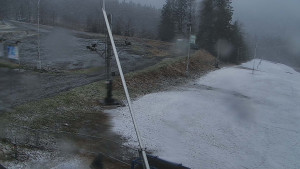 Skiareál Troják - Otočná kamera, svah A - 26.3.2026 v 06:30