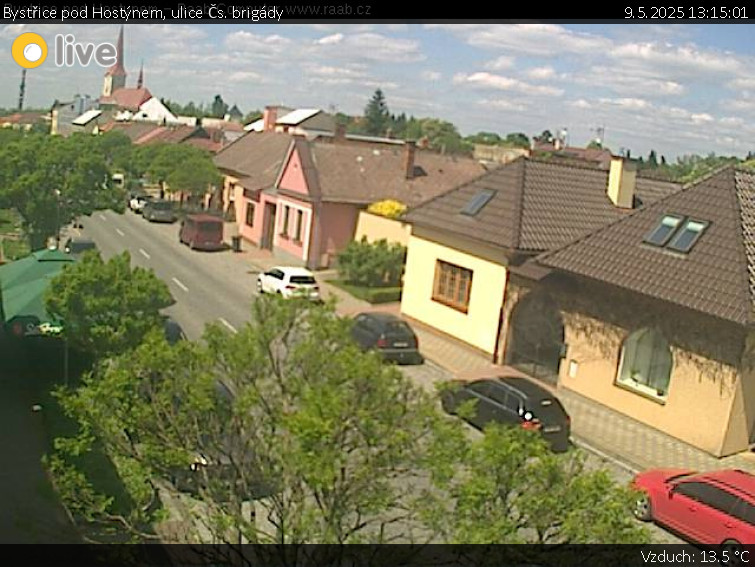 Město Bystřice pod Hostýnem - Bystřice pod Hostýnem, ulice Čs. brigády - 9.5.2025 v 13:15 Město Bystřice pod Hostýnem - Bystřice pod Hostýnem, ulice Čs. brigády - 9.5.2025 v 13:15