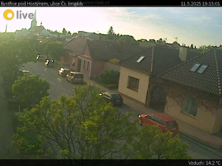 Město Bystřice pod Hostýnem - Bystřice pod Hostýnem, ulice Čs. brigády - 11.5.2025 v 19:15 Město Bystřice pod Hostýnem - Bystřice pod Hostýnem, ulice Čs. brigády - 11.5.2025 v 19:15