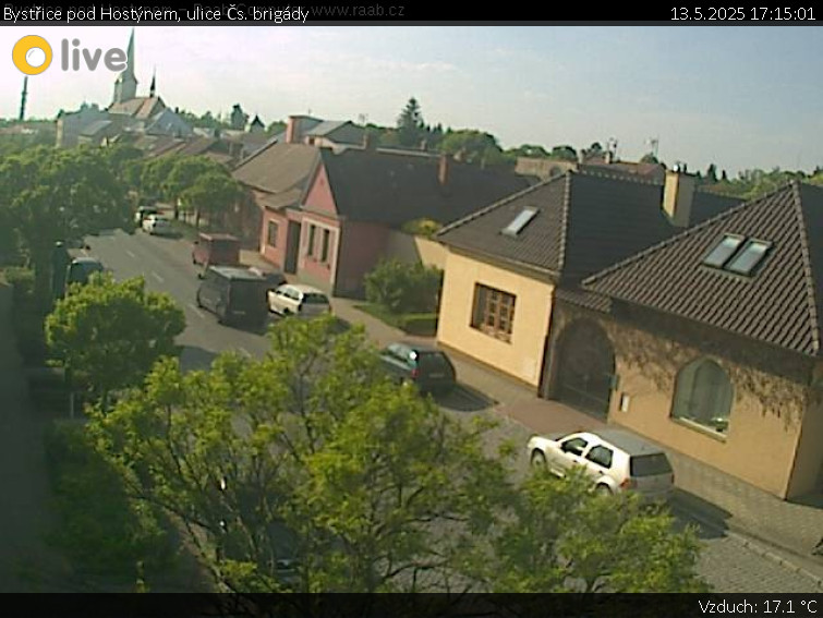 Město Bystřice pod Hostýnem - Bystřice pod Hostýnem, ulice Čs. brigády - 13.5.2025 v 17:15 Město Bystřice pod Hostýnem - Bystřice pod Hostýnem, ulice Čs. brigády - 13.5.2025 v 17:15