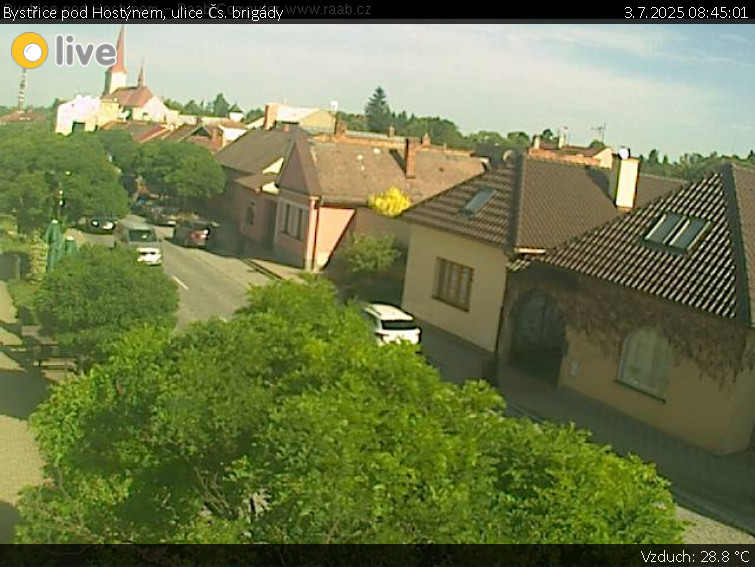 Město Bystřice pod Hostýnem - Bystřice pod Hostýnem, ulice Čs. brigády - 3.7.2025 v 08:45