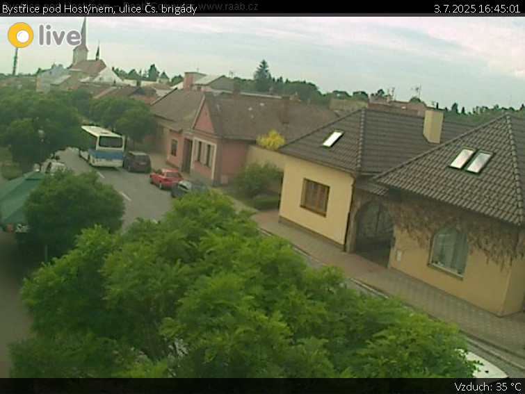 Město Bystřice pod Hostýnem - Bystřice pod Hostýnem, ulice Čs. brigády - 3.7.2025 v 16:45