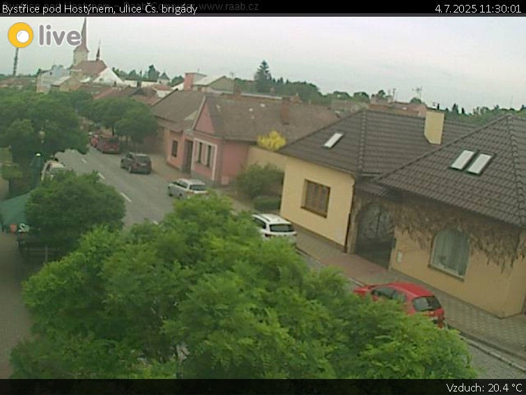 Město Bystřice pod Hostýnem - Bystřice pod Hostýnem, ulice Čs. brigády - 4.7.2025 v 11:30 Město Bystřice pod Hostýnem - Bystřice pod Hostýnem, ulice Čs. brigády - 4.7.2025 v 11:30
