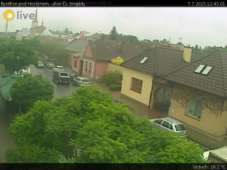 Město Bystřice pod Hostýnem - Bystřice pod Hostýnem, ulice Čs. brigády - 7.7.2025 v 12:45 Město Bystřice pod Hostýnem - Bystřice pod Hostýnem, ulice Čs. brigády - 7.7.2025 v 12:45
