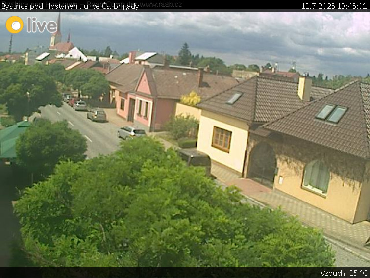 Město Bystřice pod Hostýnem - Bystřice pod Hostýnem, ulice Čs. brigády - 12.7.2025 v 13:45 Město Bystřice pod Hostýnem - Bystřice pod Hostýnem, ulice Čs. brigády - 12.7.2025 v 13:45