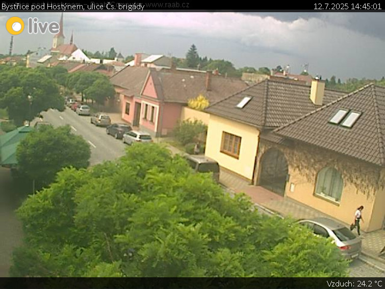 Město Bystřice pod Hostýnem - Bystřice pod Hostýnem, ulice Čs. brigády - 12.7.2025 v 14:45 Město Bystřice pod Hostýnem - Bystřice pod Hostýnem, ulice Čs. brigády - 12.7.2025 v 14:45