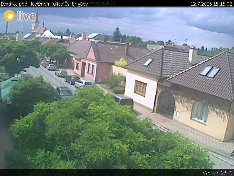 Město Bystřice pod Hostýnem - Bystřice pod Hostýnem, ulice Čs. brigády - 12.7.2025 v 15:15 Město Bystřice pod Hostýnem - Bystřice pod Hostýnem, ulice Čs. brigády - 12.7.2025 v 15:15