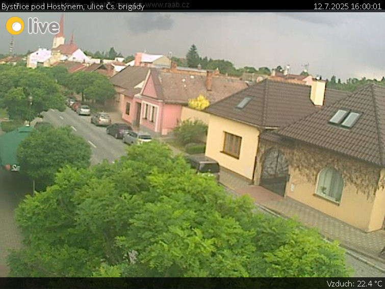 Město Bystřice pod Hostýnem - Bystřice pod Hostýnem, ulice Čs. brigády - 12.7.2025 v 16:00 Město Bystřice pod Hostýnem - Bystřice pod Hostýnem, ulice Čs. brigády - 12.7.2025 v 16:00