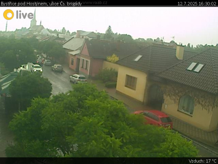 Město Bystřice pod Hostýnem - Bystřice pod Hostýnem, ulice Čs. brigády - 12.7.2025 v 16:30 Město Bystřice pod Hostýnem - Bystřice pod Hostýnem, ulice Čs. brigády - 12.7.2025 v 16:30