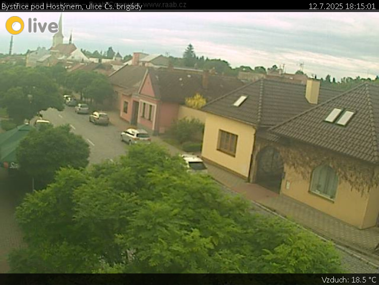Město Bystřice pod Hostýnem - Bystřice pod Hostýnem, ulice Čs. brigády - 12.7.2025 v 18:15
