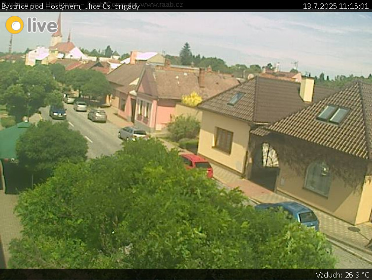Město Bystřice pod Hostýnem - Bystřice pod Hostýnem, ulice Čs. brigády - 13.7.2025 v 11:15 Město Bystřice pod Hostýnem - Bystřice pod Hostýnem, ulice Čs. brigády - 13.7.2025 v 11:15