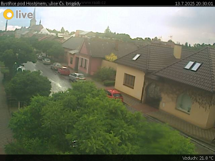 Město Bystřice pod Hostýnem - Bystřice pod Hostýnem, ulice Čs. brigády - 13.7.2025 v 20:30 Město Bystřice pod Hostýnem - Bystřice pod Hostýnem, ulice Čs. brigády - 13.7.2025 v 20:30