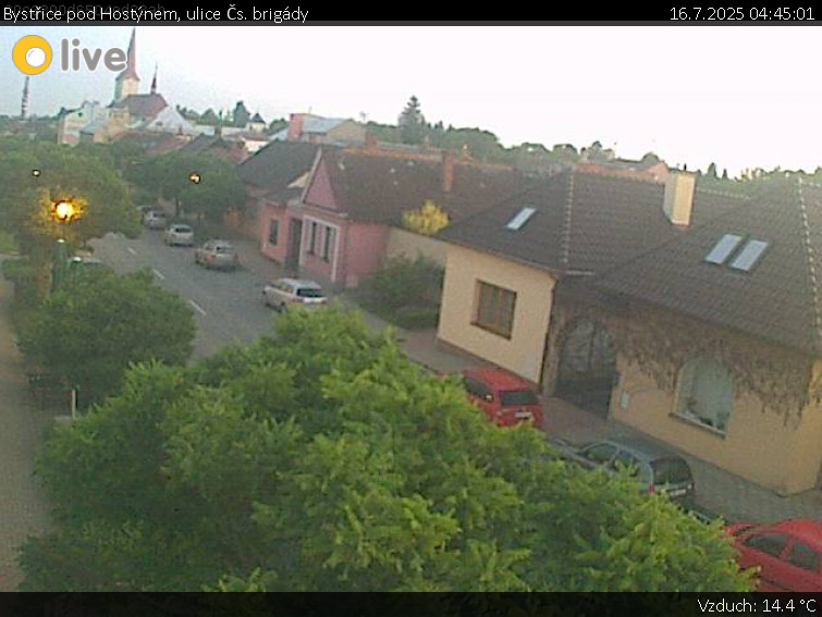 Město Bystřice pod Hostýnem - Bystřice pod Hostýnem, ulice Čs. brigády - 16.7.2025 v 04:45 Město Bystřice pod Hostýnem - Bystřice pod Hostýnem, ulice Čs. brigády - 16.7.2025 v 04:45