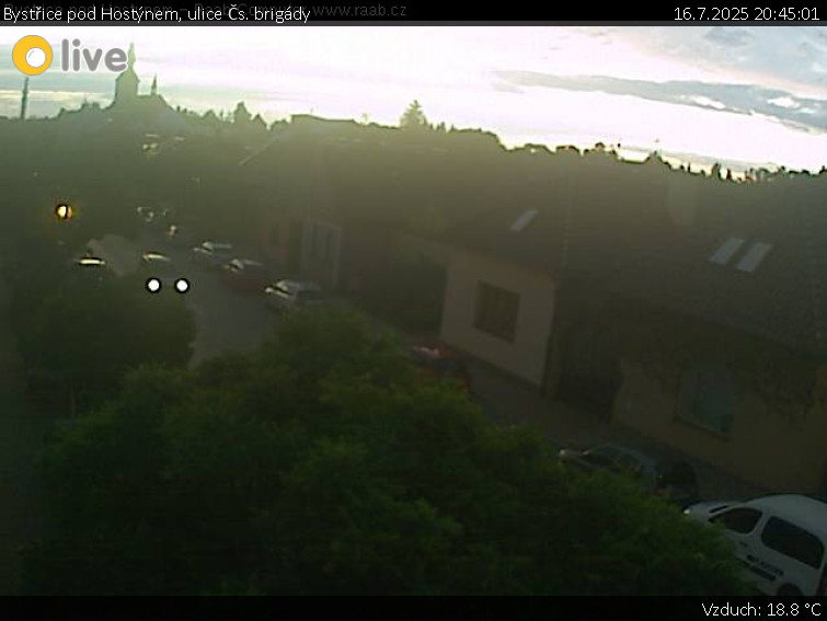 Město Bystřice pod Hostýnem - Bystřice pod Hostýnem, ulice Čs. brigády - 16.7.2025 v 20:45 Město Bystřice pod Hostýnem - Bystřice pod Hostýnem, ulice Čs. brigády - 16.7.2025 v 20:45