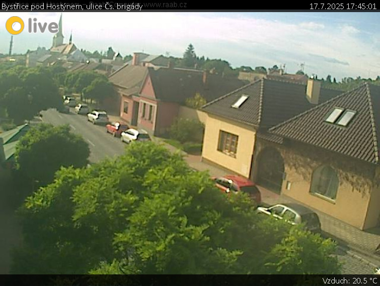 Město Bystřice pod Hostýnem - Bystřice pod Hostýnem, ulice Čs. brigády - 17.7.2025 v 17:45 Město Bystřice pod Hostýnem - Bystřice pod Hostýnem, ulice Čs. brigády - 17.7.2025 v 17:45