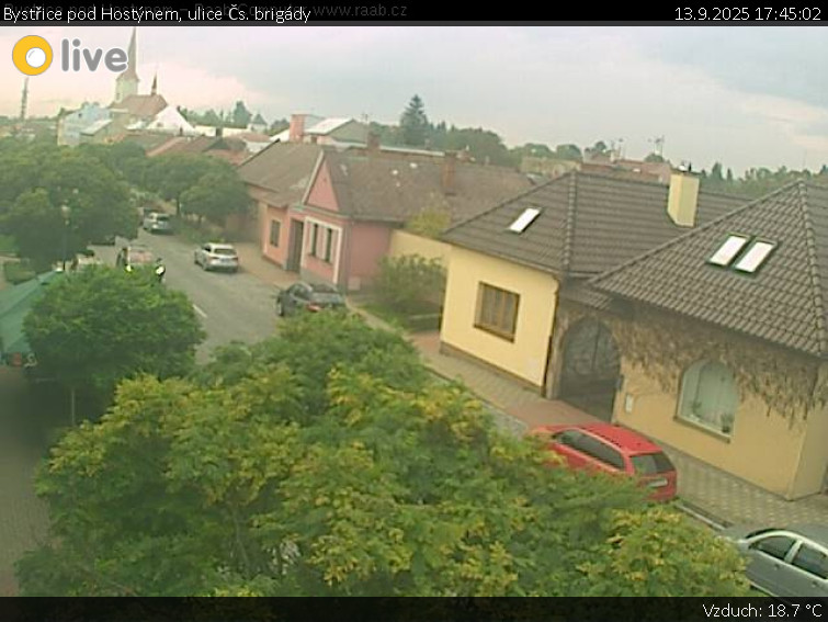 Město Bystřice pod Hostýnem - Bystřice pod Hostýnem, ulice Čs. brigády - 13.9.2025 v 17:45 Město Bystřice pod Hostýnem - Bystřice pod Hostýnem, ulice Čs. brigády - 13.9.2025 v 17:45