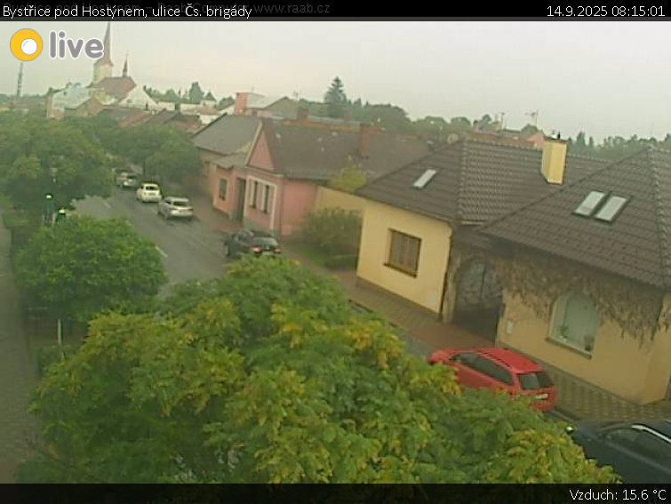 Město Bystřice pod Hostýnem - Bystřice pod Hostýnem, ulice Čs. brigády - 14.9.2025 v 08:15 Město Bystřice pod Hostýnem - Bystřice pod Hostýnem, ulice Čs. brigády - 14.9.2025 v 08:15