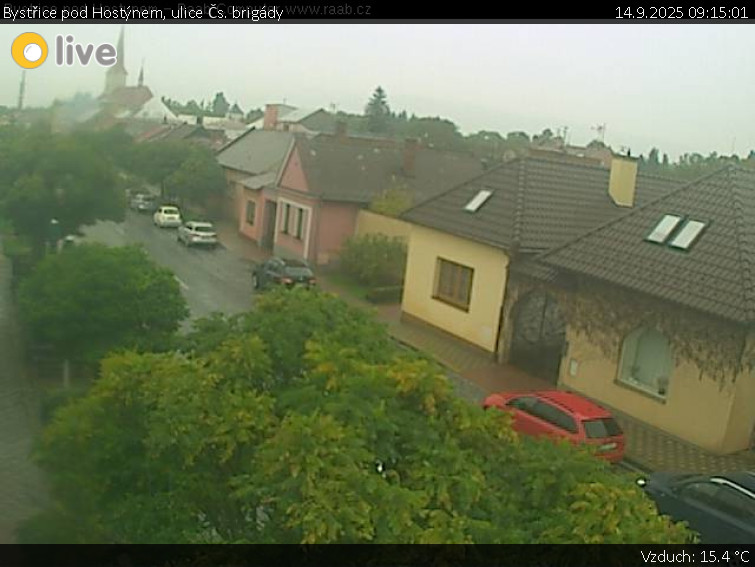 Město Bystřice pod Hostýnem - Bystřice pod Hostýnem, ulice Čs. brigády - 14.9.2025 v 09:15