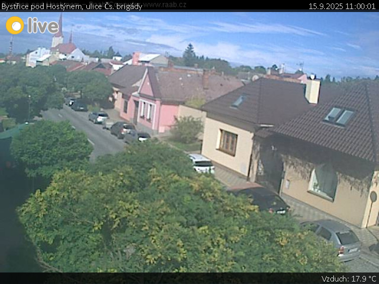 Město Bystřice pod Hostýnem - Bystřice pod Hostýnem, ulice Čs. brigády - 15.9.2025 v 11:00 Město Bystřice pod Hostýnem - Bystřice pod Hostýnem, ulice Čs. brigády - 15.9.2025 v 11:00