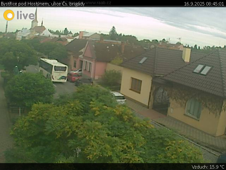 Město Bystřice pod Hostýnem - Bystřice pod Hostýnem, ulice Čs. brigády - 16.9.2025 v 08:45