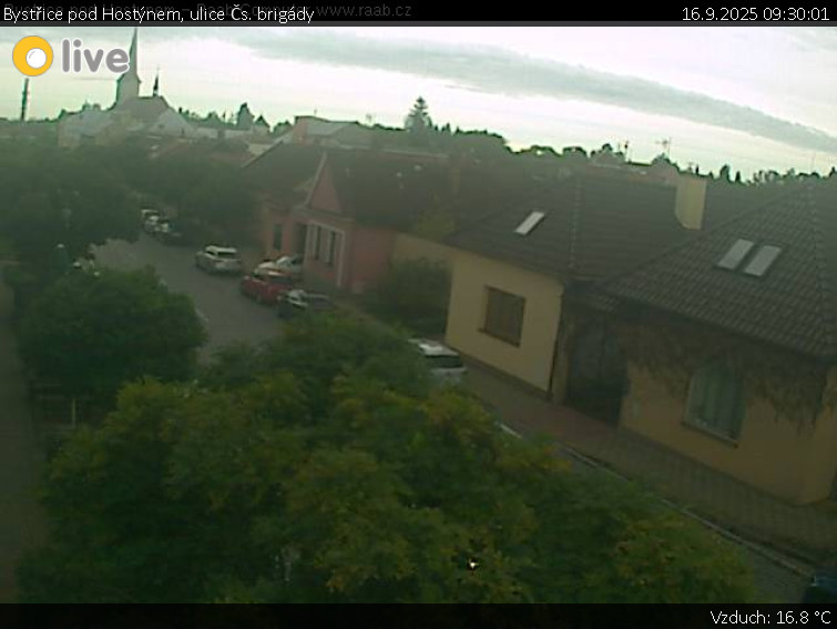 Město Bystřice pod Hostýnem - Bystřice pod Hostýnem, ulice Čs. brigády - 16.9.2025 v 09:30