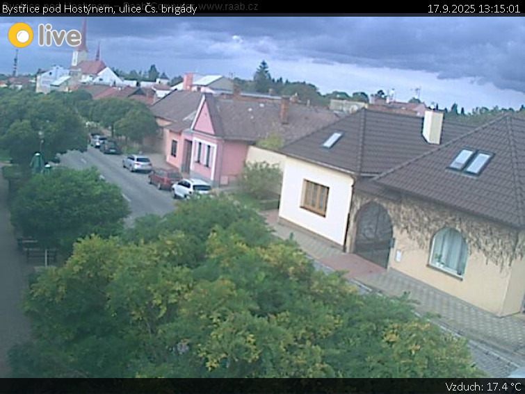 Město Bystřice pod Hostýnem - Bystřice pod Hostýnem, ulice Čs. brigády - 17.9.2025 v 13:15