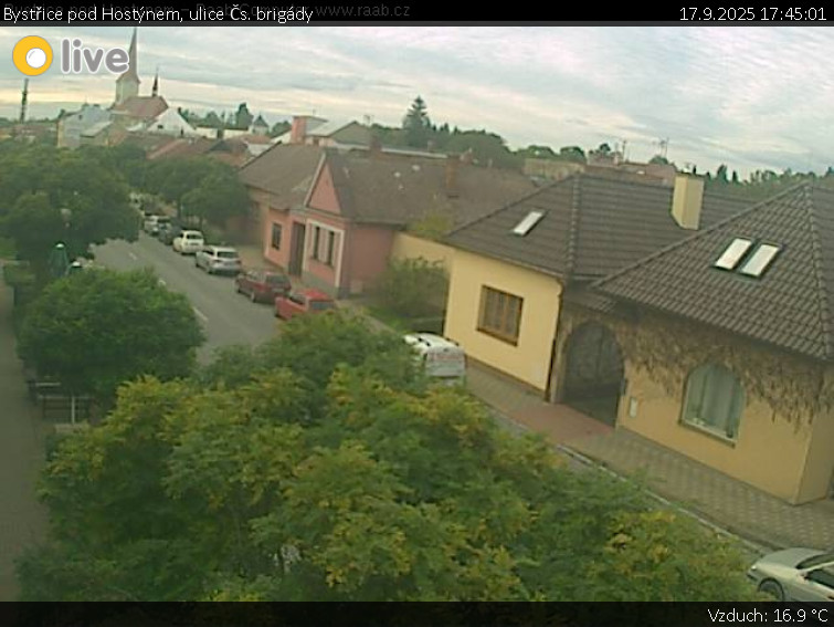 Město Bystřice pod Hostýnem - Bystřice pod Hostýnem, ulice Čs. brigády - 17.9.2025 v 17:45