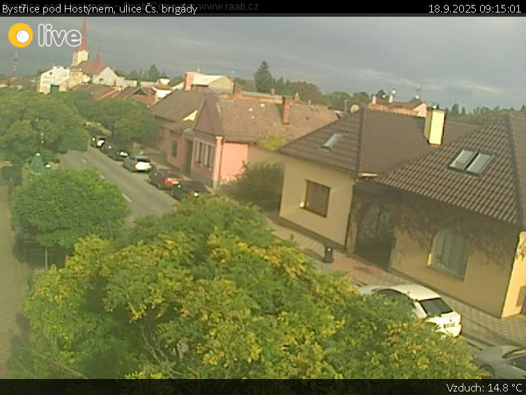 Město Bystřice pod Hostýnem - Bystřice pod Hostýnem, ulice Čs. brigády - 18.9.2025 v 09:15