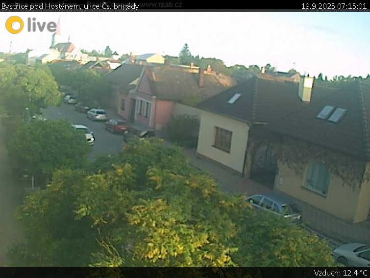 Město Bystřice pod Hostýnem - Bystřice pod Hostýnem, ulice Čs. brigády - 19.9.2025 v 07:15