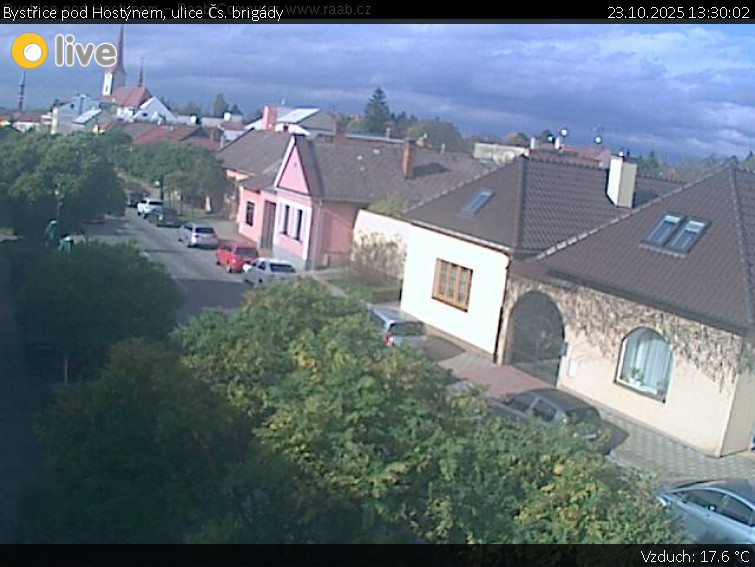 Město Bystřice pod Hostýnem - Bystřice pod Hostýnem, ulice Čs. brigády - 23.10.2025 v 13:30 Město Bystřice pod Hostýnem - Bystřice pod Hostýnem, ulice Čs. brigády - 23.10.2025 v 13:30