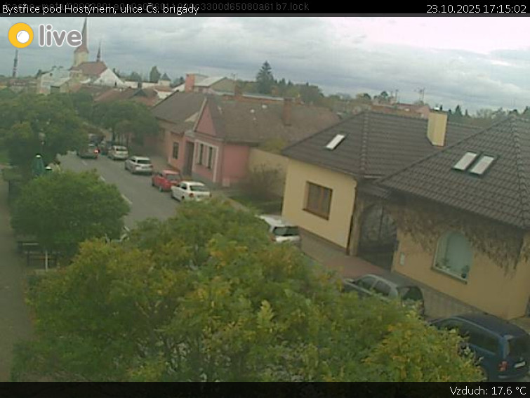 Město Bystřice pod Hostýnem - Bystřice pod Hostýnem, ulice Čs. brigády - 23.10.2025 v 17:15 Město Bystřice pod Hostýnem - Bystřice pod Hostýnem, ulice Čs. brigády - 23.10.2025 v 17:15