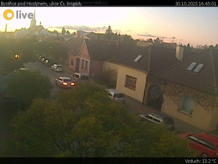 Město Bystřice pod Hostýnem - Bystřice pod Hostýnem, ulice Čs. brigády - 30.10.2025 v 16:45 Město Bystřice pod Hostýnem - Bystřice pod Hostýnem, ulice Čs. brigády - 30.10.2025 v 16:45