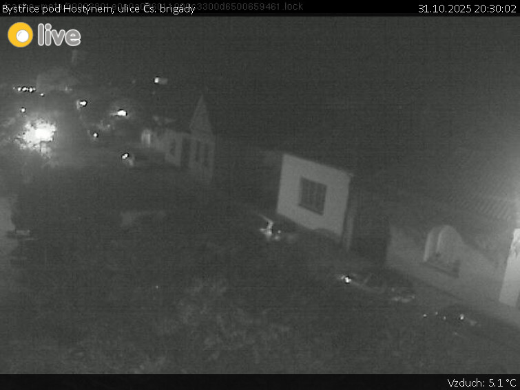 Město Bystřice pod Hostýnem - Bystřice pod Hostýnem, ulice Čs. brigády - 31.10.2025 v 20:30 Město Bystřice pod Hostýnem - Bystřice pod Hostýnem, ulice Čs. brigády - 31.10.2025 v 20:30