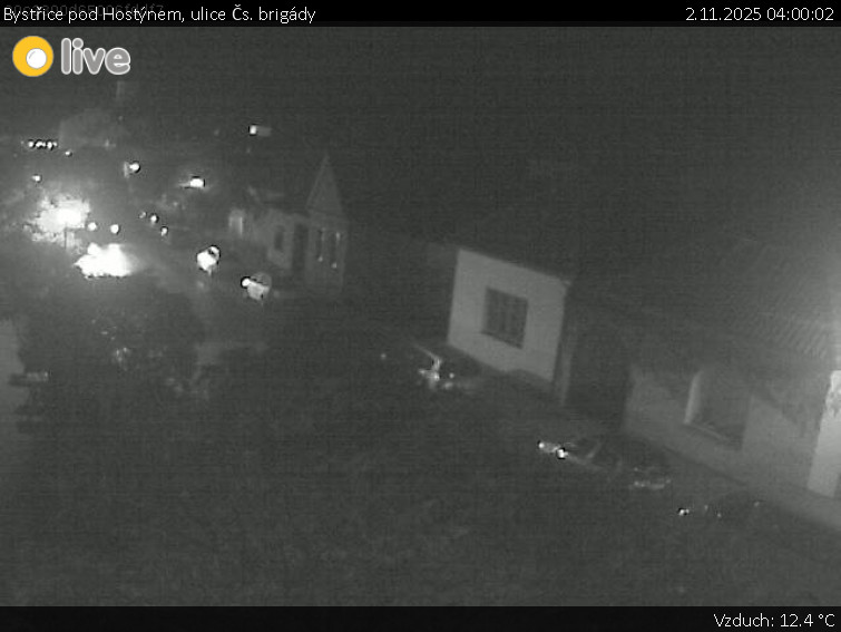 Město Bystřice pod Hostýnem - Bystřice pod Hostýnem, ulice Čs. brigády - 2.11.2025 v 04:00 Město Bystřice pod Hostýnem - Bystřice pod Hostýnem, ulice Čs. brigády - 2.11.2025 v 04:00
