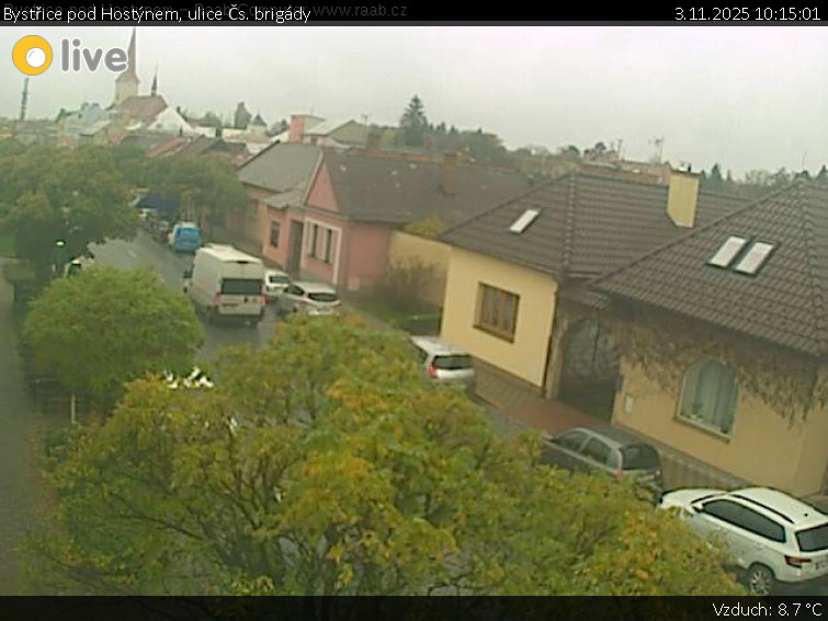 Město Bystřice pod Hostýnem - Bystřice pod Hostýnem, ulice Čs. brigády - 3.11.2025 v 10:15