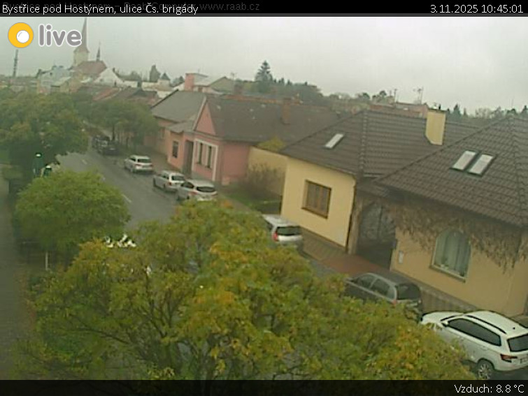 Město Bystřice pod Hostýnem - Bystřice pod Hostýnem, ulice Čs. brigády - 3.11.2025 v 10:45