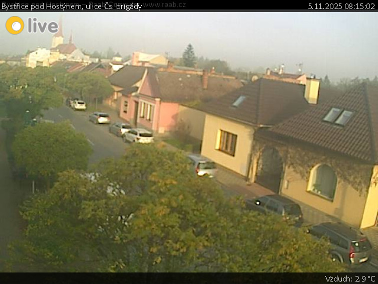 Město Bystřice pod Hostýnem - Bystřice pod Hostýnem, ulice Čs. brigády - 5.11.2025 v 08:15