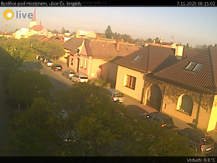 Město Bystřice pod Hostýnem - Bystřice pod Hostýnem, ulice Čs. brigády - 7.11.2025 v 08:15