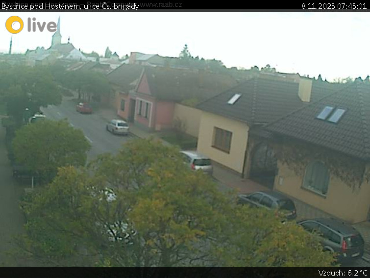 Město Bystřice pod Hostýnem - Bystřice pod Hostýnem, ulice Čs. brigády - 8.11.2025 v 07:45