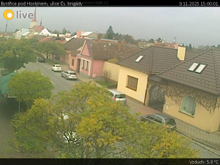 Město Bystřice pod Hostýnem - Bystřice pod Hostýnem, ulice Čs. brigády - 9.11.2025 v 15:00